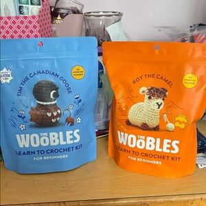 The Woobles Learn to Crochet Kit - mystery kits Canadian goose and camel